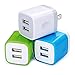 Plug USB Wall Adapter,USB Charger Box Fast Charging Block Cube,5V/2.1A Universal Power Adapter Travel Brick Base Compatible for Samusng Galaxy S25 Edge/S22/S23/S24,Google Pixel 10/9/8/7,iPhone 17 16e