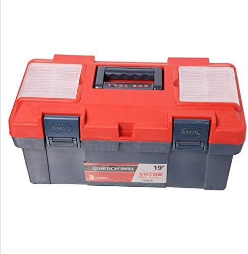 在庫限り Fq ツールボックス プラスチック製の多機能家庭用ツールボックス17インチ19インチ Color 17 Inches
