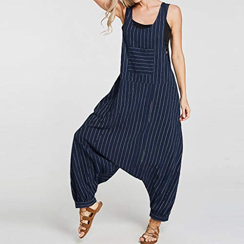 2 Sleeveless+Jumpsuit+Rompers+Striped+Playsuit