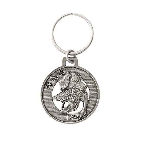 Labrador Duck Pewter Keychain, D114KC