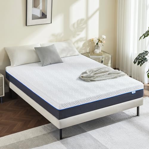 Belbbos Single Memory Foam Mattress 90x190x20cm — Medium Firm Orthopedic Support with Breathable＆Removable Cover,Cooling Gel Foam for Pressure Relief＆Back Pain— CertiPUR-US Certified