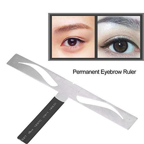 Eyebrow Ruler, Permanent Eyebrow Ruler Eyebrow Measure Balance Extension Ruler Eyebrow Shape Designer(2 Types)(Classic Eyebrow)