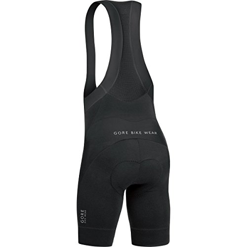 GORE BIKE WEAR, Men´s, Cycling Short Tights with Suspenders, Padded, Gore Selected Fabrics, Power Short+, Size L, Black, WSPOWE
