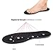 GAOAG Acupressure Massage Insoles Foot Magnet Therapy Reflexology Pain Relief Shoe Insoles … (Black, US Men(8.5-11) Women(9.5-12) …)