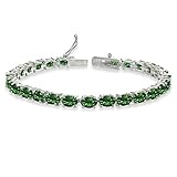 B. BRILLIANT Sterling Silver 6X4mm Oval-cut