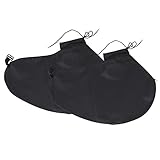 Surblue Replacement Collection Dump Bag for Ultra Blower Rake and Vacuum Leaf Blowers,Black,2 PCS