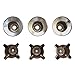 DANCO Bathtub and Shower 3-Handle Remodel/Rebuild Trim Kit for Central Brass Faucets | Knob Handle | 10L-11H, 10L-11C, 10L-13D | Chrome (39616)