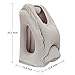 CUXUS Inflatable Travel Pillow, Airplane Pillow, Multifunctional Neck Pillow Portable Full Body and Head Support Pillow, Design for Airplanes, Cars, Buses, Trains (Grey)