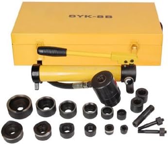 10-Ton Hydraulic Punch Driver Kit Yellow