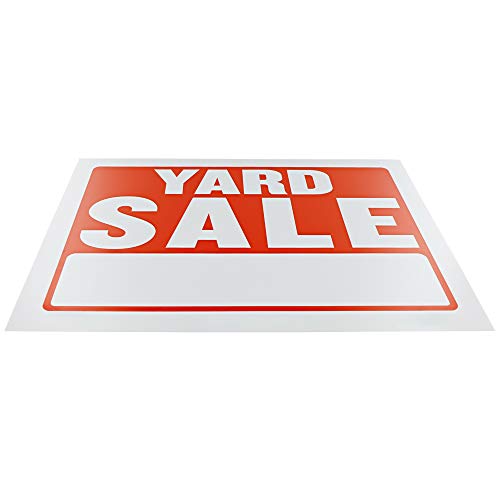 Ram Pro 9 x 12 Inches Yard Sale Sign Superior Visibility Retail Sign for Business or Personal use Perfect Advertising for Your Sale (Pack of 3) - Thumbnail 2