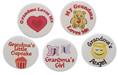 Set 5 Grandma Loves Me Themed 2.25