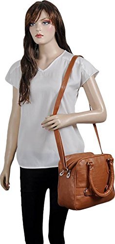 alice causual sholder bag with sling belt women s girl s handbag(evr16,tan)