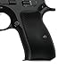 Cool Hand G10 Grips for CZ 75/85 Compact, CZ P-01, P100, C100, T100, PCR, CZ 75 D, Screws Included, Palm Swell Back Style, Black, H6C-T-1