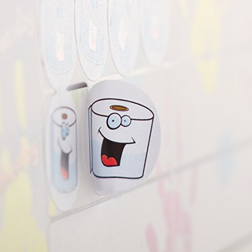 New - Premium Quality Potty Training Reward Chart, Multi Use Removable Self Sticking Plastic Wall Chart and 280 Removable Stickers