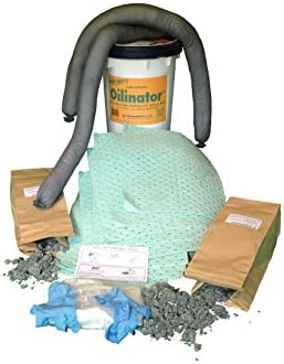 Oilinator 6.5 gal. Universal Spill Kit for Emergency Spill Response - picks up both oil &amp; water and all 6.5 gallons