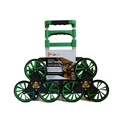 UpCart Original Green 100lb Capacity Stair Climbing Folding Hand Cart
