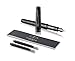 PARKER Premier Fountain Pen, Monochrome Black, Fine Nib with Black Ink Refill