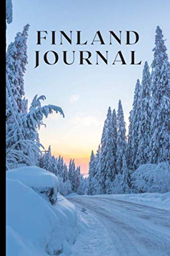 Finland Journal: Finland Theme Novelty Gift ~ Small Lined Notebook (6" x 9")