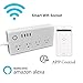 WiFi Smart Power Strip Surge Protector,Mengyasi Smart Power Socket with 4 AC Outlets and 4 USB Ports Compatible with Alexa Remote Control your Device from Android/ IOS Smartphone/ Tablets