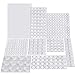 AUSTOR 360 Pieces Bumper Pads Clear Rubber Feet 9 Sizes