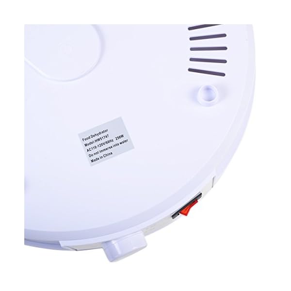 5-Tray-Electric-Food-Dehydrator-Fruit-Vegetable-Dryer-Beef-Snack-Jerky-White-New-US-Ship