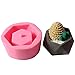 Decdeal Silicone Flower Vast Mold Handmade Craft Garden Home Decoration Plant Cement Vase Molds