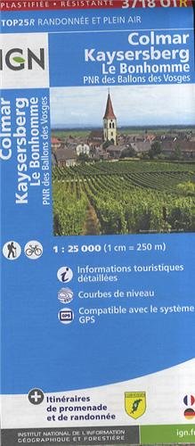 Colmar / Kaysersberg: IGN.P.3718OTR by (Map)
