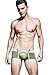sandbank Men's Sexy Lingerie Cotton Tie Rope Cute Boxer Brief Underwear Panties (US M=Asian Tag XL,Army Green#1)