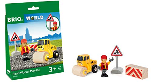 BRIO Bahn 33899 - Spielpäckchen Straßenbaustelle