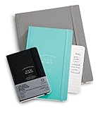 Ogami Repap Stone Paper Hard Cover Notebook 8 x 10 (Aqua Blue Blank)
