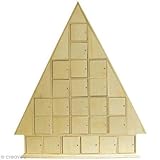Artemio 14001418 Wooden Advent Calendar to Decorate