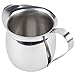 (6 Pack) 5-Ounce Stainless Steel Bell Creamer, 150 ml. Coffee Creamer Pitcher / Bell-Shaped Serving Cream Pitcher, Commercial Quality Bell Pitchers by Tezzorio