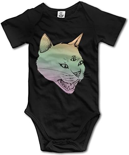 Baby Breath Babys Alien Space Cat Unisex Infant Snapsuit Black