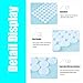 400 Pieces 0.78 Inch Diameter Sticky Magic Dots Nylon Fabric Sticky Back Coins Hook and Loop Adhesive Fastener Circles 200 Pairs,White (1000Pieces)