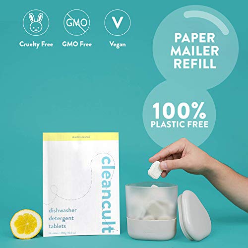 cleancult Dishwasher Tablets Refill Biodegradable Eco Friendly Non