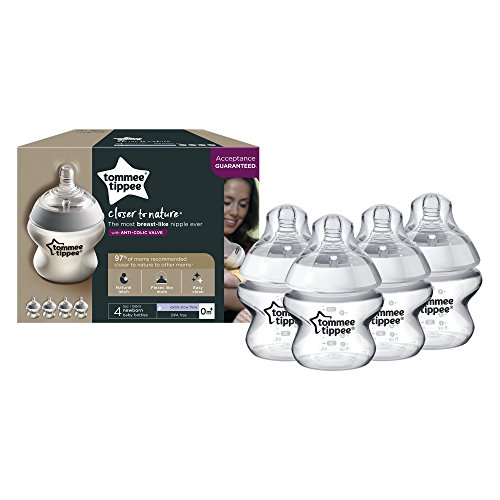 Tommee Tippee Closer to Nature Bottles, 5 Ounce, 4 Count