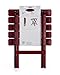 Camco 51694 Red Large Adirondack Portable Outdoor Folding Side Table, Perfect for The Beach, Camping, Picnics, Cookouts and More, Weatherproof and Rust Resistant