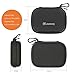 Hard Carrying Case Jackery EVA Shockproof Travel Storage Cover Bag with Climbing Hook for Giant+ 12000mAh / Giant 13400mAh / Bolt 6000mAh / Bar 6000mAh / Mini 3350mAh Portable Battery Charger - Black