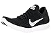 Nike Women's Free Running Motion Flyknit Shoes, Black/White - 7.5 B(M) US