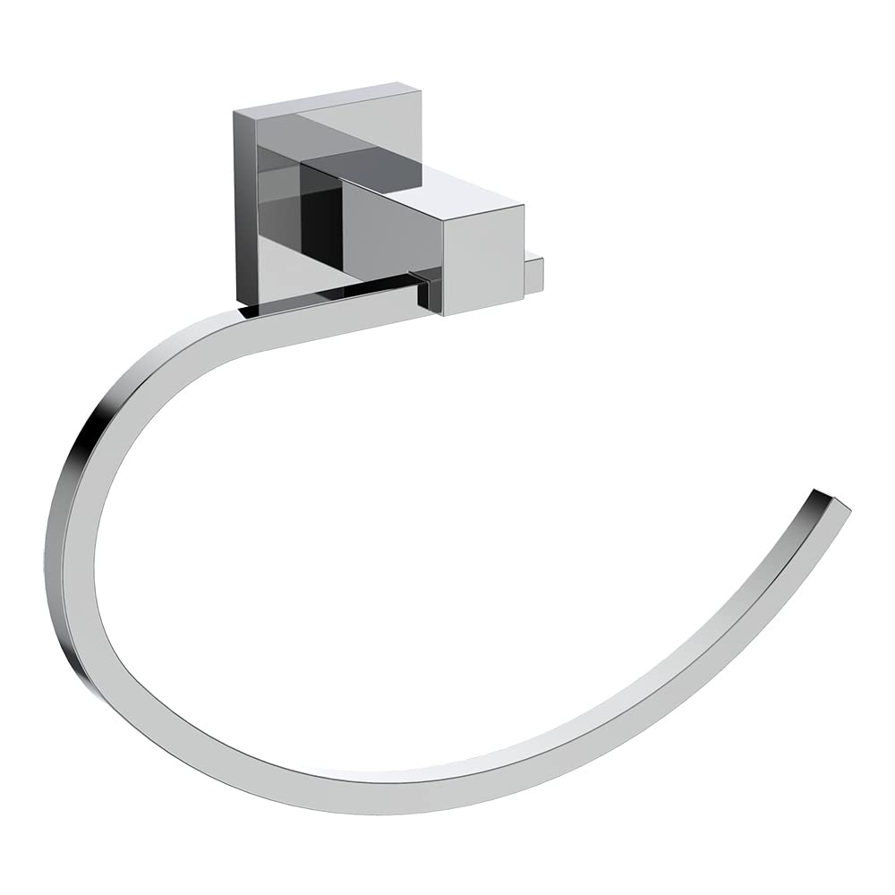 Ideal Standard IOM Square Towel Ring, Chrome, E2202AA