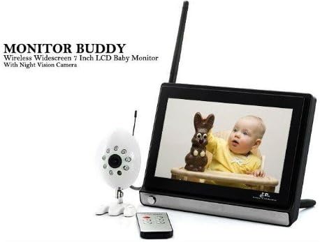 Wireless Baby Monitor, 7 Inch Color LCD Display, Night Vision Camera with Remote Control