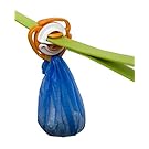 The Fifth Paw, Hands Free Poop Bag Holder Leash Attachment, Tangerine