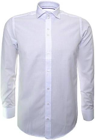 Guide London Men's White Long Sleeve Shirt L
