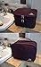Travel Organizer Underwear Bag - Large Double Layer Packing Storage Bag - Fits Large Bra, Socks, Underpants, Cosmetic, Toiletry Kit (Purple)