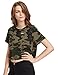 SweatyRocks Women's Short Sleeve Distressed Crop T-Shirt Summer Tops