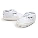 RVROVIC Baby Boys Girls Shoes Canvas Toddler Sneakers Anti-Slip Infant First Walkers 12Color (13cm (12-18months), White)