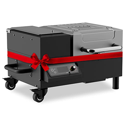Portable Pellet Grill, Pellet Smoker, JINJUNYE Electric Tabletop