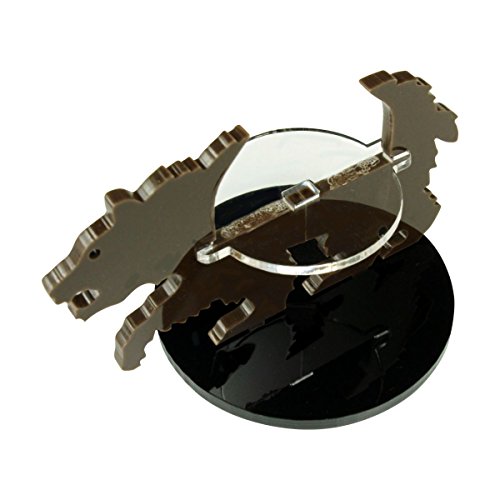 Litko Game Accessories Bear Character Mount with 50mm Circular Base, Brown