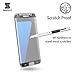 [Front and Back] Samsung Galaxy S7 Edge Screen Protector, [Case Compatible][Curve Fit Design] Smash-It Front 3D Tempered Glass Screen Protector and Back Carbon Fibre Film (Black Version)