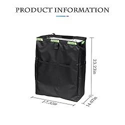 Hanging Car Trash Can with Storage
